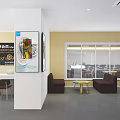 Modern Digital Store Interior Design With White Display Counters And Electronic Devices