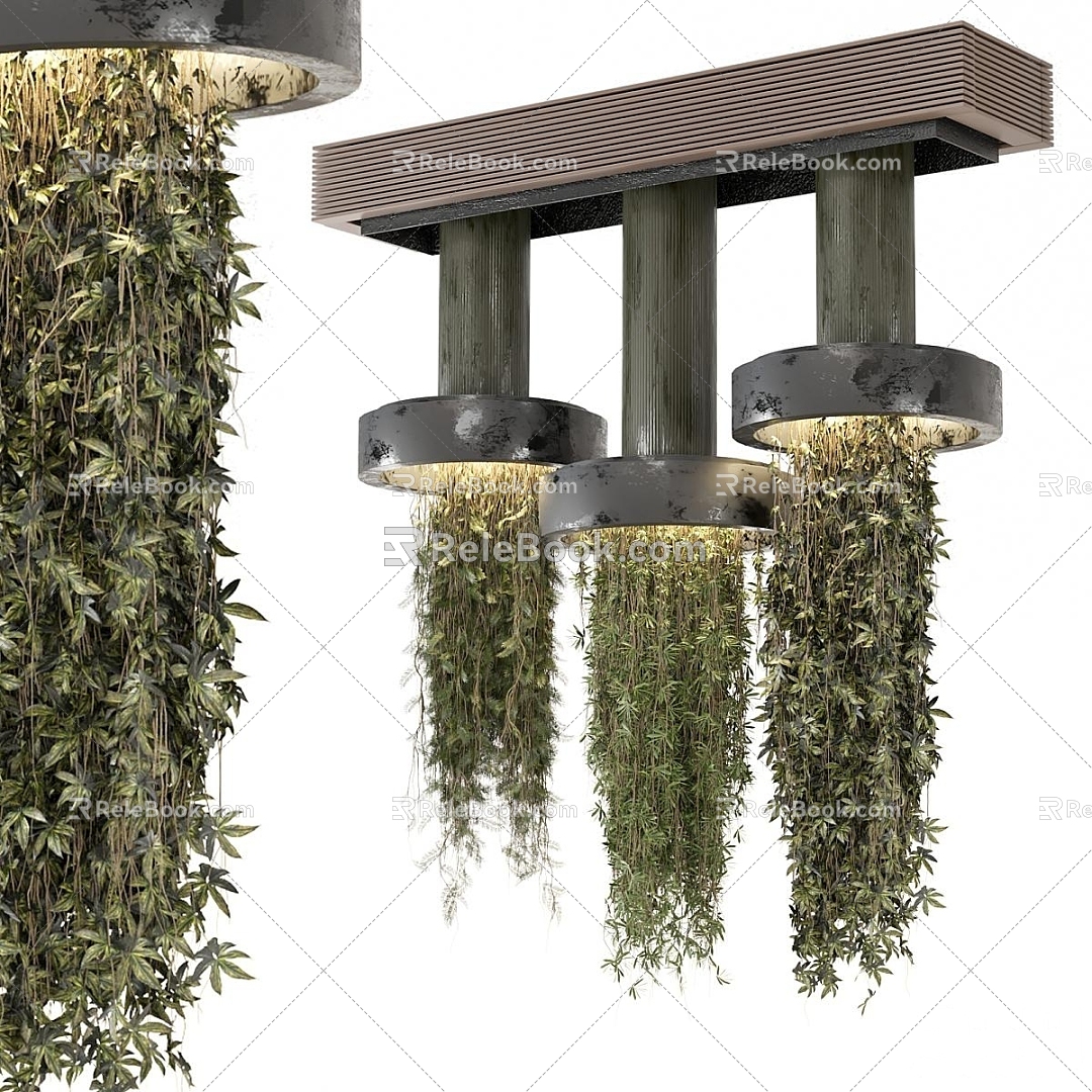 Plant chandelier plant 3d model