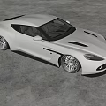 Silver Sports Car With Sleek Exterior Design In Modern Indoor Space And Shiny Wheels