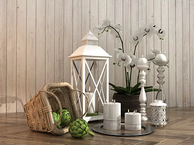 European-style decorations 3d model