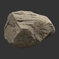 Natural Textured Rock Formation Stone in Grayish Brown Color with Rough Surface
