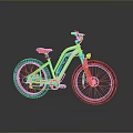 Modern White Electric Bicycle with Black Seat and Wide Tires Design