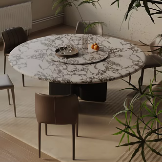 Modern table combination 3d model