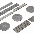 Metal Drainage Grates And Manhole Covers In Various Shapes And Designs
