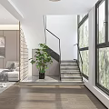 Modern Spacious Living And Dining Room With Minimalist Stylish Interior Design And Comfortable Home Furnishings