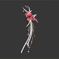 Decorative Hairpins With Flower Butterfly Design And Tassel Accents For Daily Use