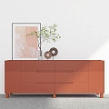 Side Cabinet Entrance Cabinet Sideboard Storage Cabinet Decorative Cabinet Side Cabinet 3d model