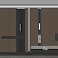 Modern Entryway Cabinet And Console Table Design With Wooden Panels And Pendant Lights