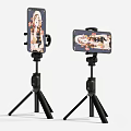 Adjustable Phone Tripod Stand Supporting Mobile Phone For Content Creation 3d model