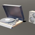 record player 3d model