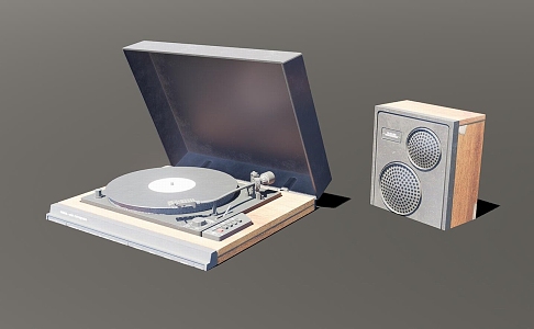 record player 3d model