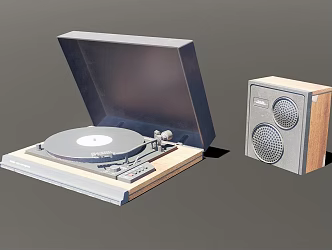 record player 3d model