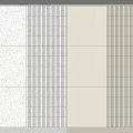 Modern Background Wall Design With Speckled Texture And Vertical Stripes In Neutral Tones