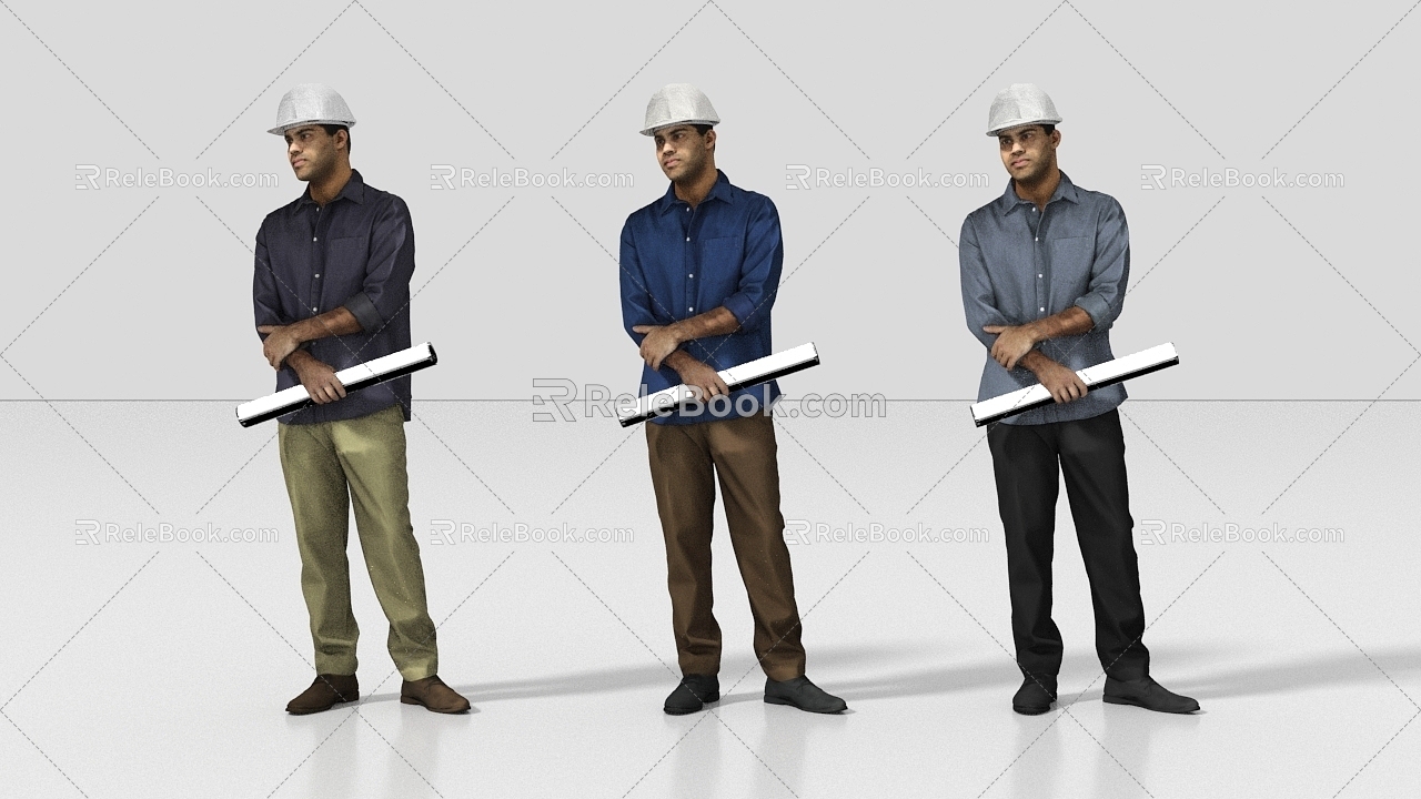 Construction workers Construction workers 3d model