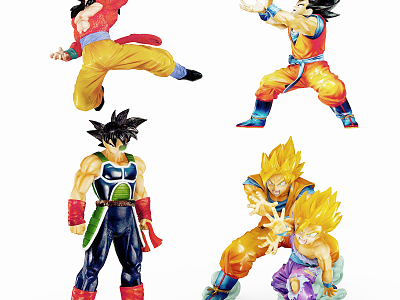 Modern Game Character Saiyans model