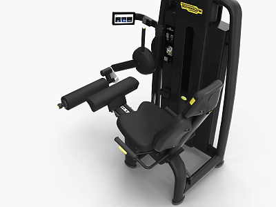 Heavy Duty Fitness Leg Press Machine With Digital Display And Ergonomic Seat Design 3d model