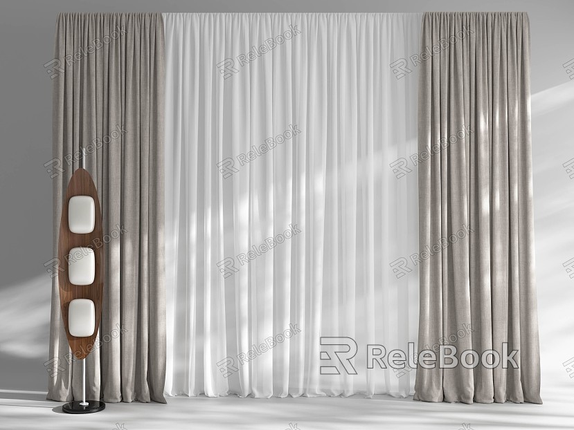 Curtain Cloth Curtain Cream Curtain Curtain Silent Curtain Living Room Curtain Bedroom Curtain model