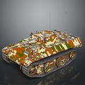 Camouflage Military Style Apparel With Multicolor Pattern For Fashionable Outfits
