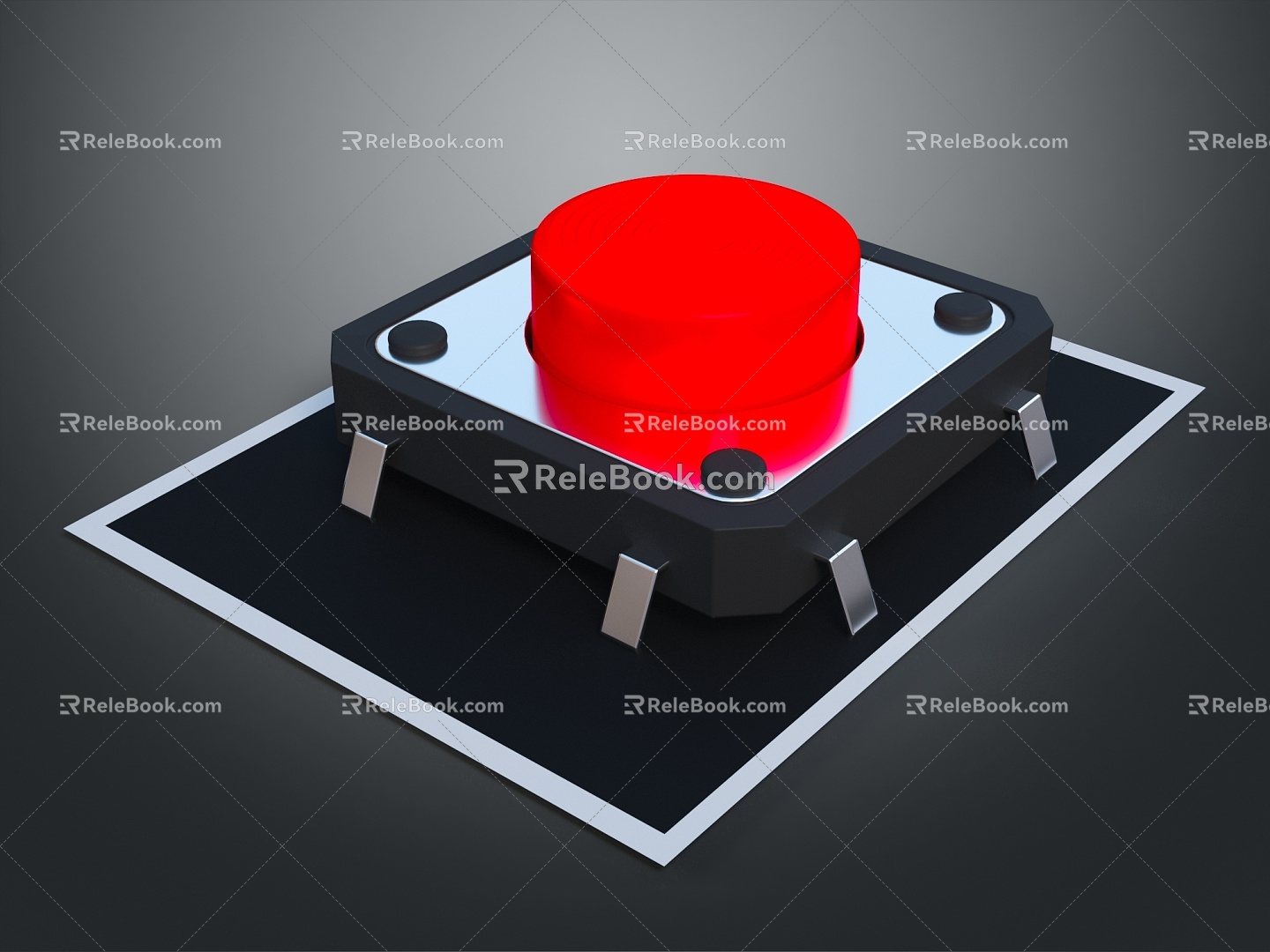 Electronic button key bomb key life supplies 3d model