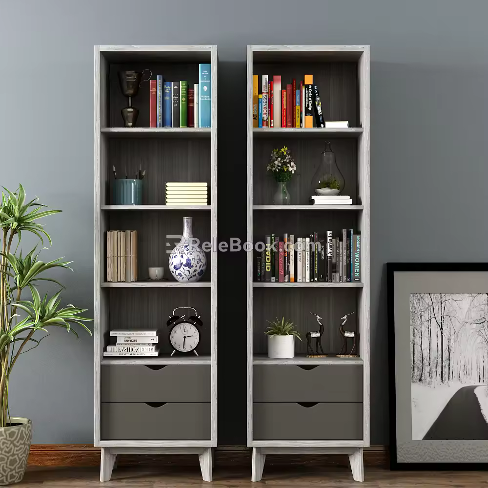 Nordic Bookcase 3d model