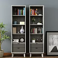 Nordic Bookcase 3d model