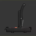 Open Electric Sandwich Maker With Fresh Vegetables And Meat Slices Design