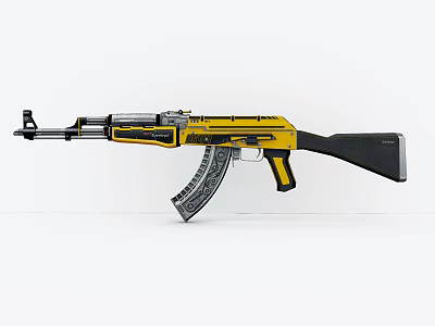 Modern Rifle 3d model Modern Rifle 3d model