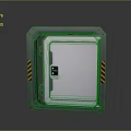 Sturdy Metal Security Door With Digital Lock And Anti Pry Frame In Silver Finish