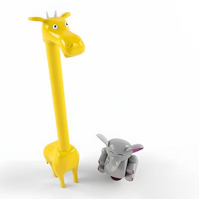 Doll ornaments giraffe 3d model Doll ornaments giraffe 3d model