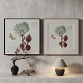 Modern Light Luxury Decorative Painting 3d model