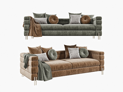 Modern double sofa model