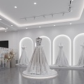 Clothing Store Bridal Shop Dress Shop 3d model