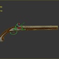 Retro Pistol Retro Gun Short Gun Pistol Modern Weapon Hot Weapon Hot Weapon Gun Military 3d model