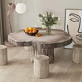Wind Negotiation Tables and Chairs 3d model
