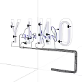 Outdoor Neon Illuminated Letter Lights with Bright Glow for Night Decoration