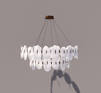 Modern chandelier 3d model