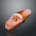 Stylish Pink Loafers With Tassel Decoration And Elegant Design For Daily Wear