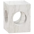 Modern Marble Side Tables With Various Geometric Designs And Elegant Textures 3d model