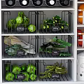 Well Organized Kitchen Storage With Food And Containers
