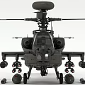 modern helicopter 3d model