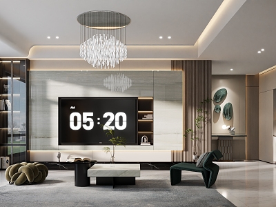 Light Luxury Living Room model