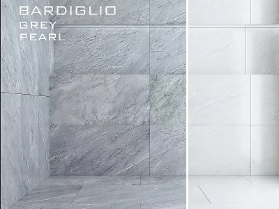 Bardiglio Grey Pearl And White Stone Tiles For Modern Interior Wall Design 3d model