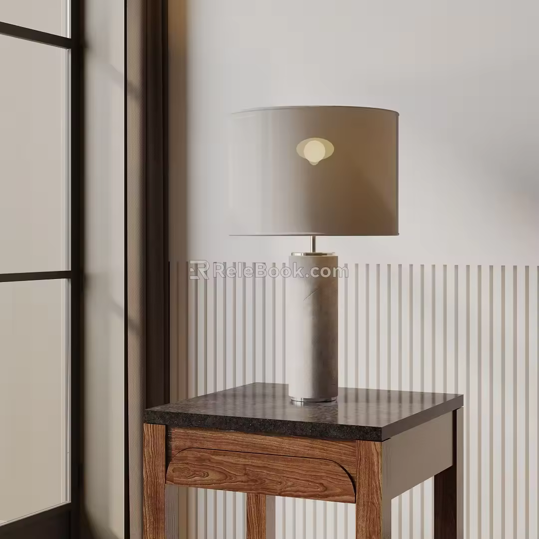 Modern table lamp 3d model