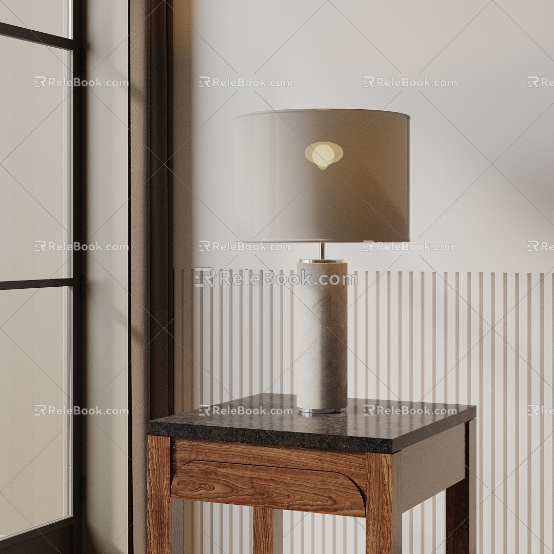 Modern table lamp 3d model