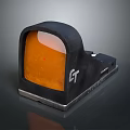 Black Optical Device With Orange Lens And GT Logo For Daily Use