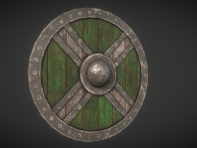 Shield Samurai Shield 3d model