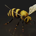 Bee Flying 3d model