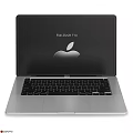 Apple MacBook Pro Laptop With Silver Body Black Keyboard And Screen