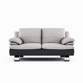 Modern double sofa 3d model