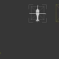 Black Helicopter 3D Model With Rotors Cockpit Detailed Design And Orange Accents